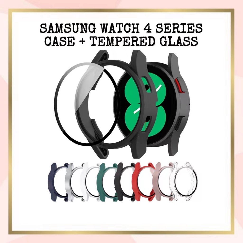 ( Ready Stock) SAMSUNG Galaxy Watch 4 40Mm 44Mm Full Cover Tempered