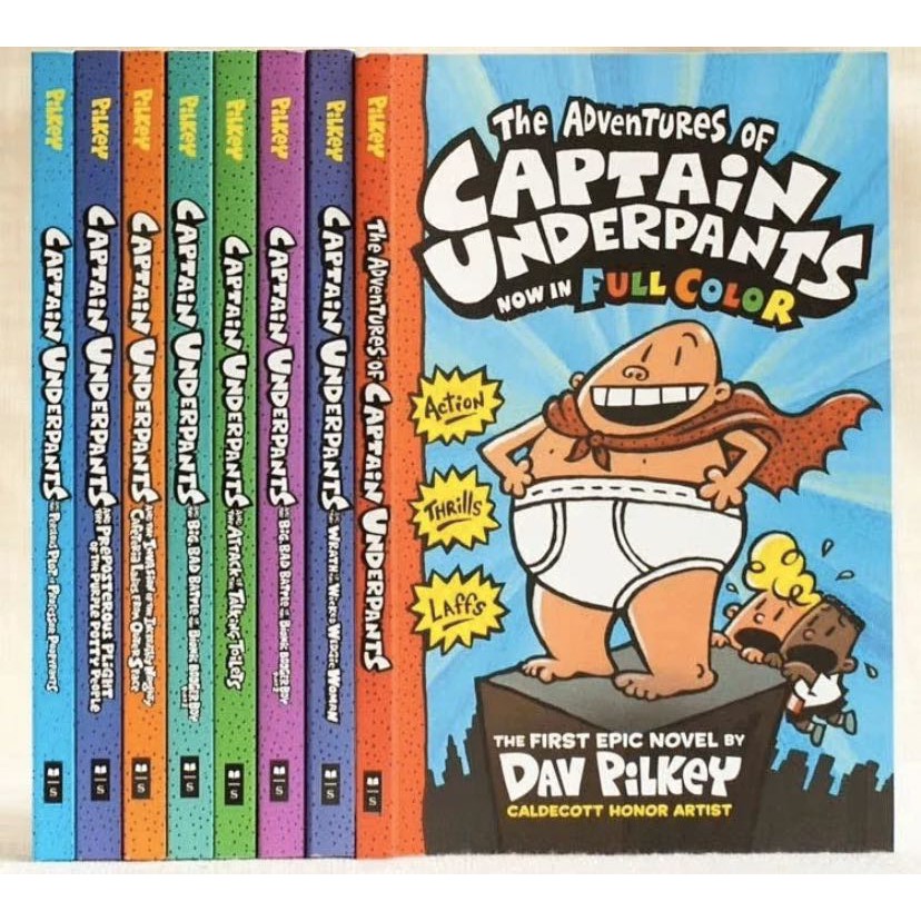 Captain Underpants Coloured Versions 12 books | Shopee Malaysia