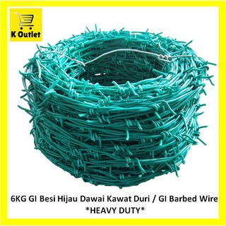 5KG BIGSALES GI Barbed Wire Dawai Kawat Duri 5KG Ready 5KG BIGSALES GI Barbed Wire Dawai Kawat Duri 5KG Ready