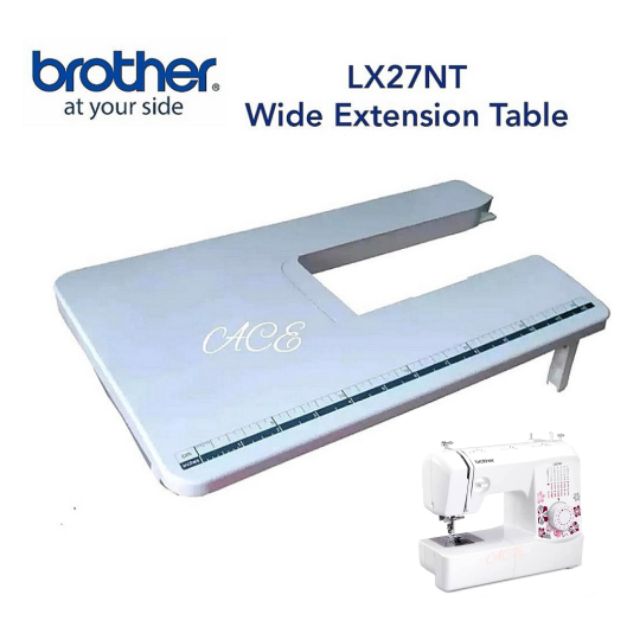 100 Original Brother Sewing Machine ONLY FOR LX27NT WIDE EXTENSION TABLE (White) Shopee Malaysia