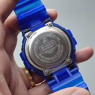 G Shock Tapak Kucing DW5900 G shock DW5900 Blue Jelly DW 5900 Jam Tapak