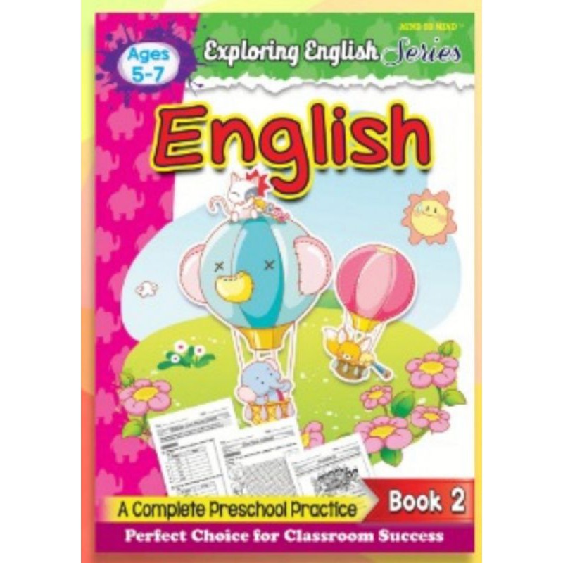 Buku Aktiviti Bahasa Inggeris - Buku Prasekolah-english Book-preschool 