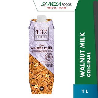137 degrees Walnut Milk Original (1 x 1L)  Halal certified