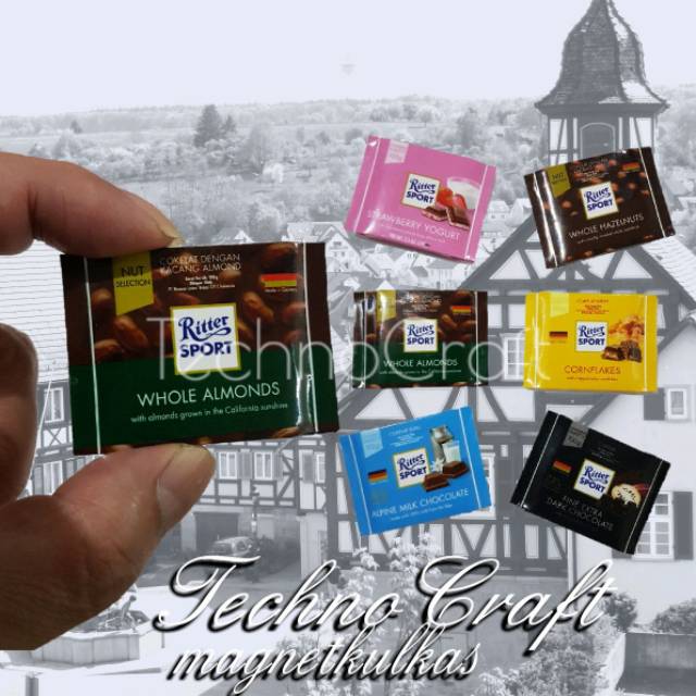 Miniature Ritter Sport Refrigerator Shopee Malaysia