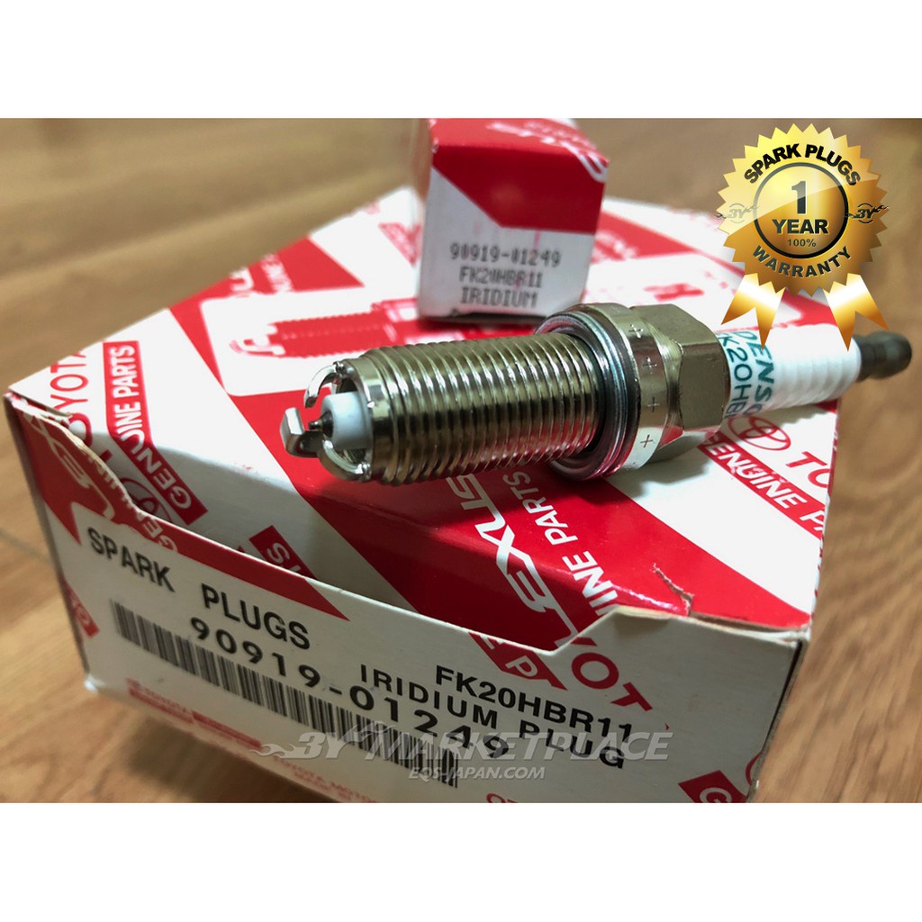 90919-01249 (FK20HBR11) Toyota Iridium spark plug for Mark-X, Lexus ...