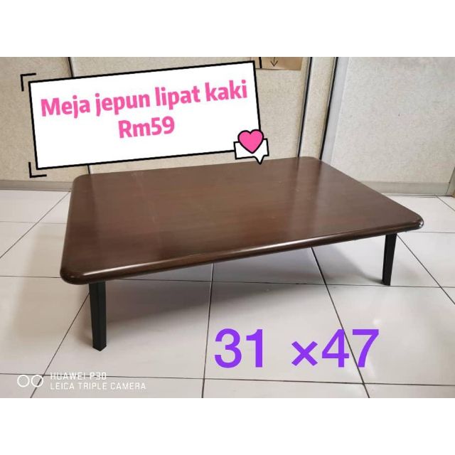 LELONG READY STOCK MEJA JEPUN LIPAT KAKI Shopee Malaysia