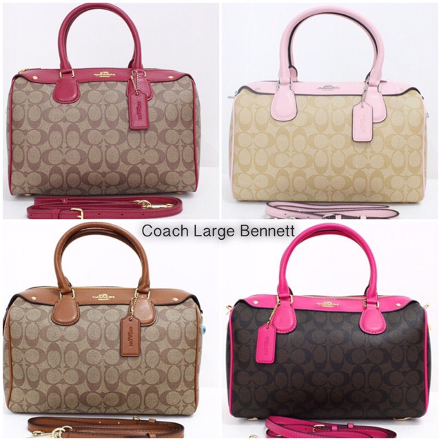 large bennett satchel coach