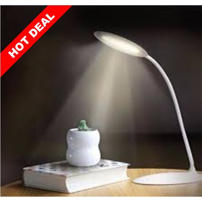 Flexible Desk Lamp Touch Sensor Dimmable Eye Care Rechargeable Usb