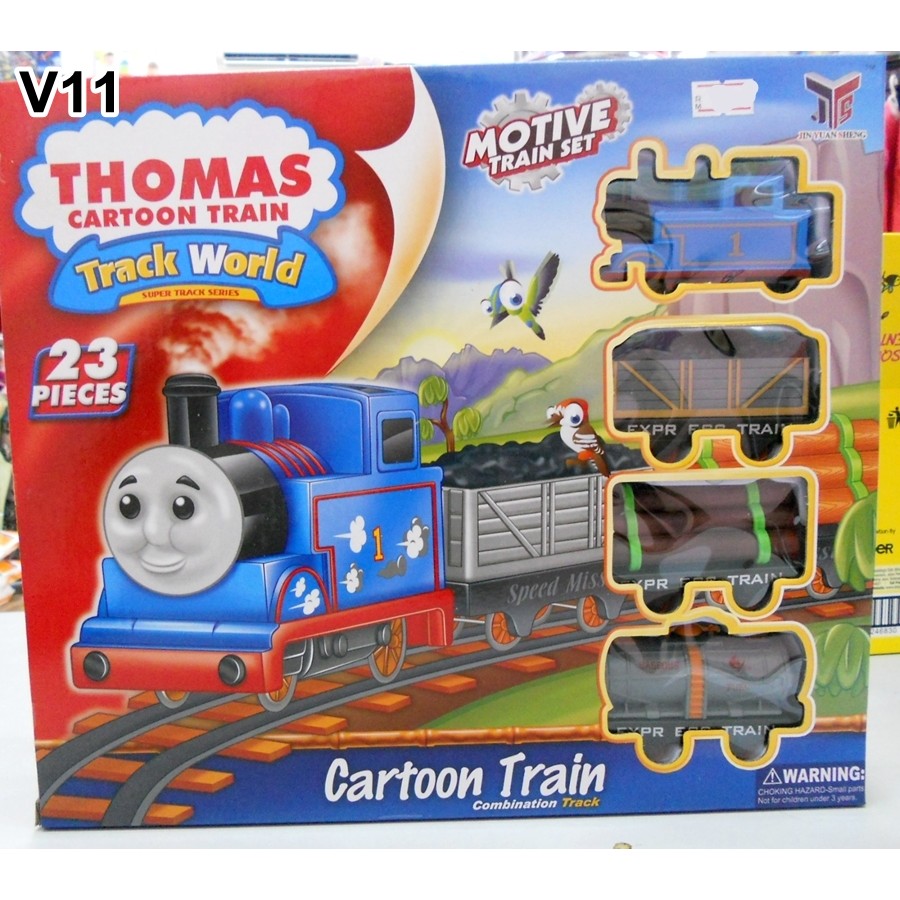 THOMAS TRAIN TRACK WORLD - TOY TRAIN WITH TRACK V11 | Shopee Malaysia