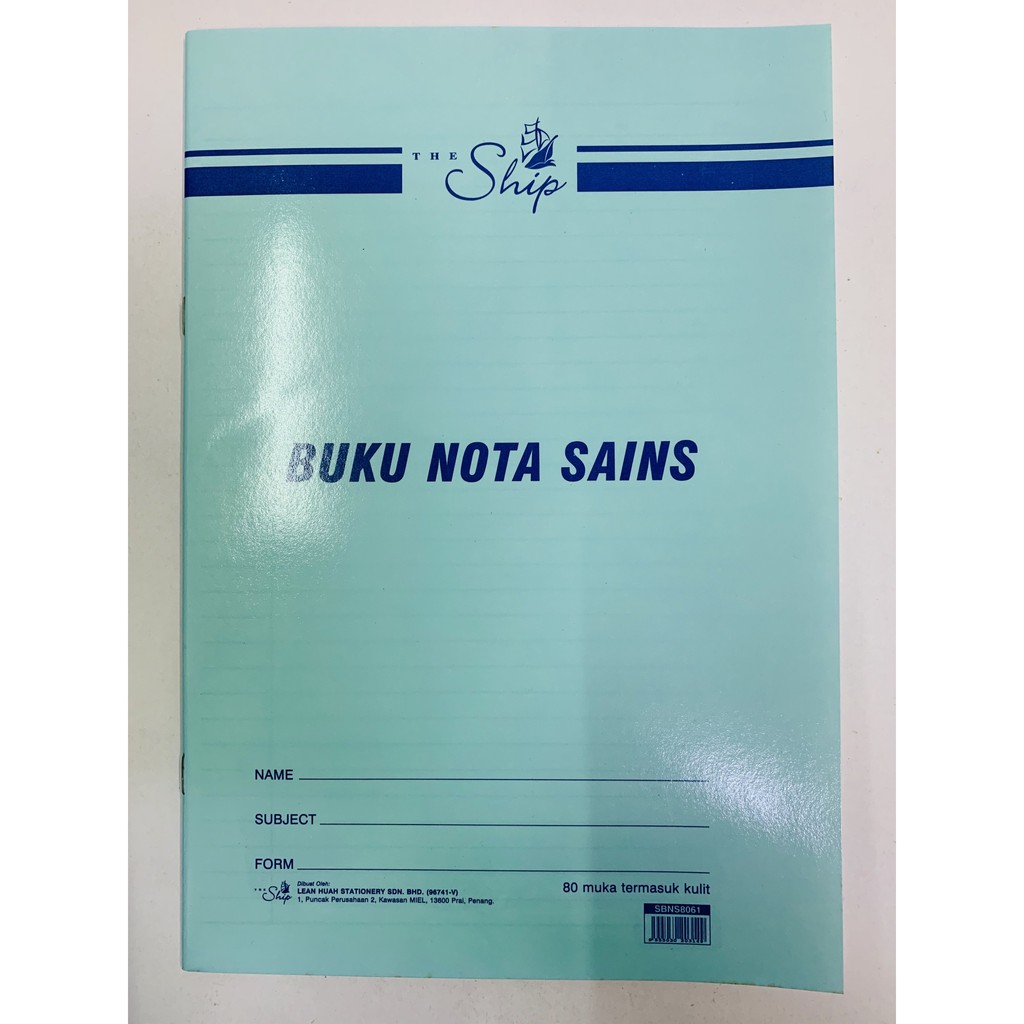 A4 Buku Nota Sains 80pages Including Cover Science Exercise Book Shopee Malaysia