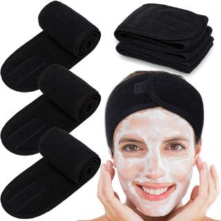 Adjustable Facial Head Band Makeup Hairband Salon Makeup Facial Spa Headband Shower Bath Toweling Hair