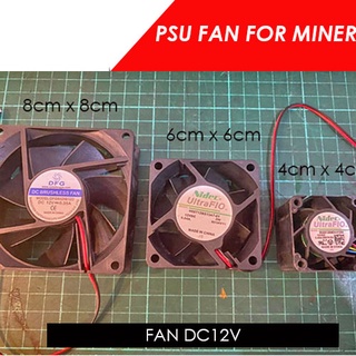 Whatsminer PSU Fan 4*Whatsminer PSU Fan 4*4CM/6*6CM /8*8cm Mini Cooler Fan for Miner M3 M3X L3 S9 Power Supply Fans4CM/6