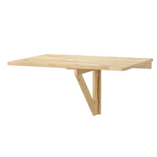 Ikea Bjursta Wall Mounted Drop Leaf Table Brown Black 90x50 Cm Shopee Malaysia