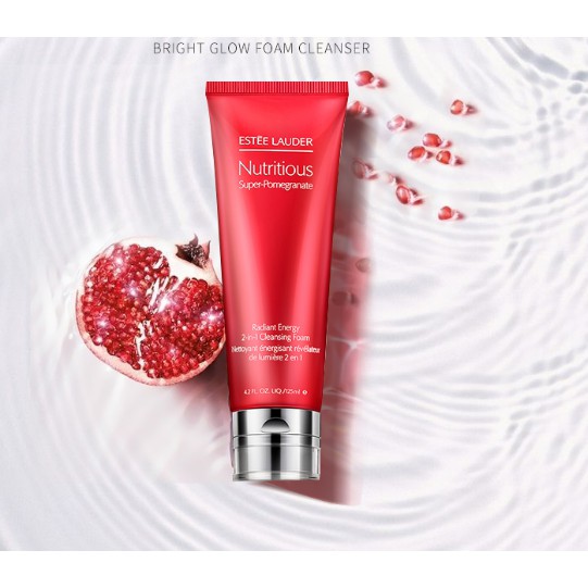 100% Original Estee Lauder Nutritious Super-Pomegranate Radiant Energy 2-in-1  Cleansing Foam (125ml) Moisturize, Oil Control | Shopee Malaysia