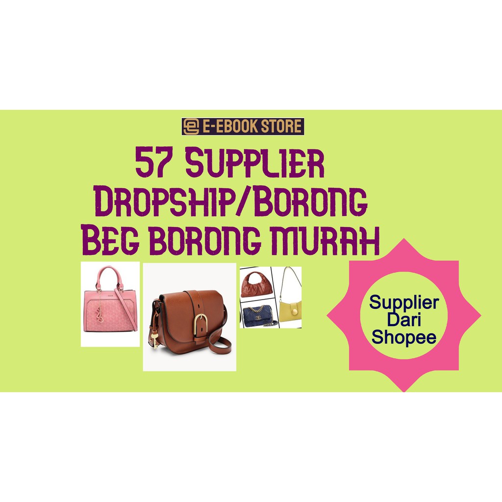 dropship beg tangan murah