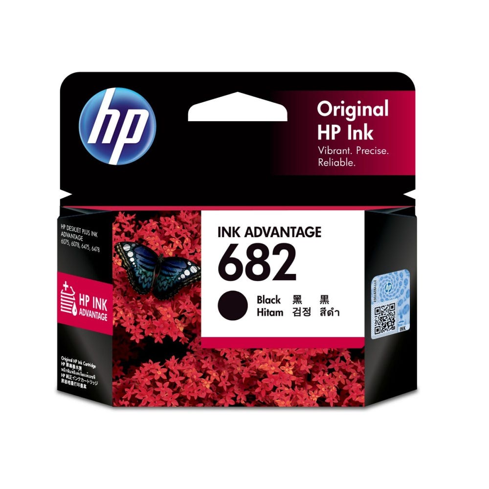 HP 682 Black Original Ink Advantage Cartridge HP682BLACK Shopee