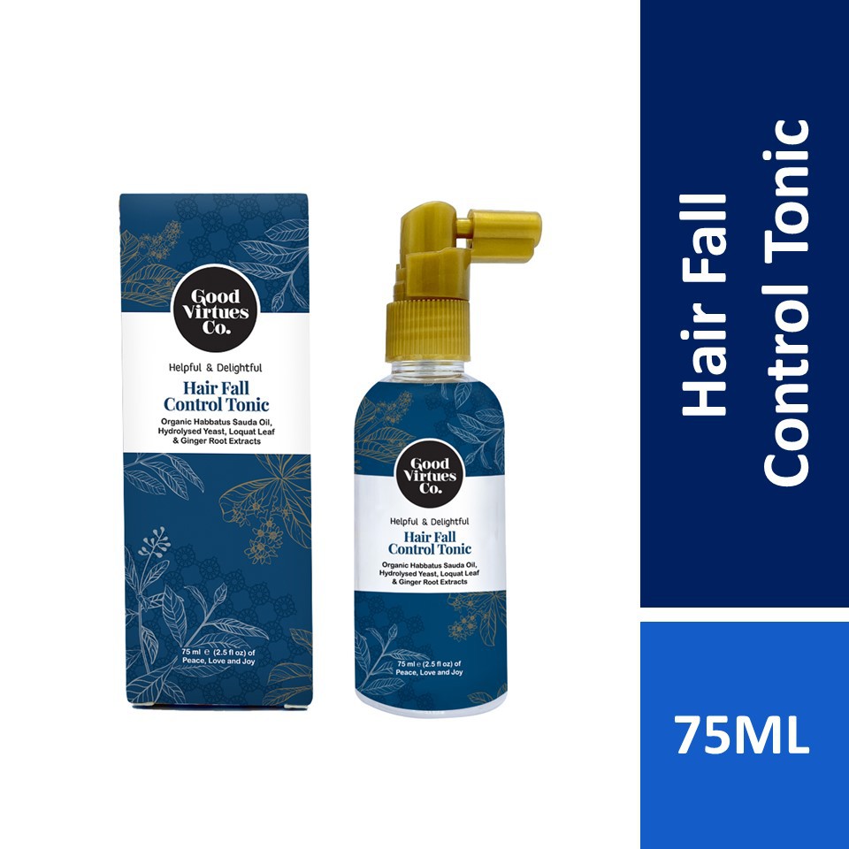 Good Virtues Co Hair Fall Control Tonic 75ml Shopee Malaysia