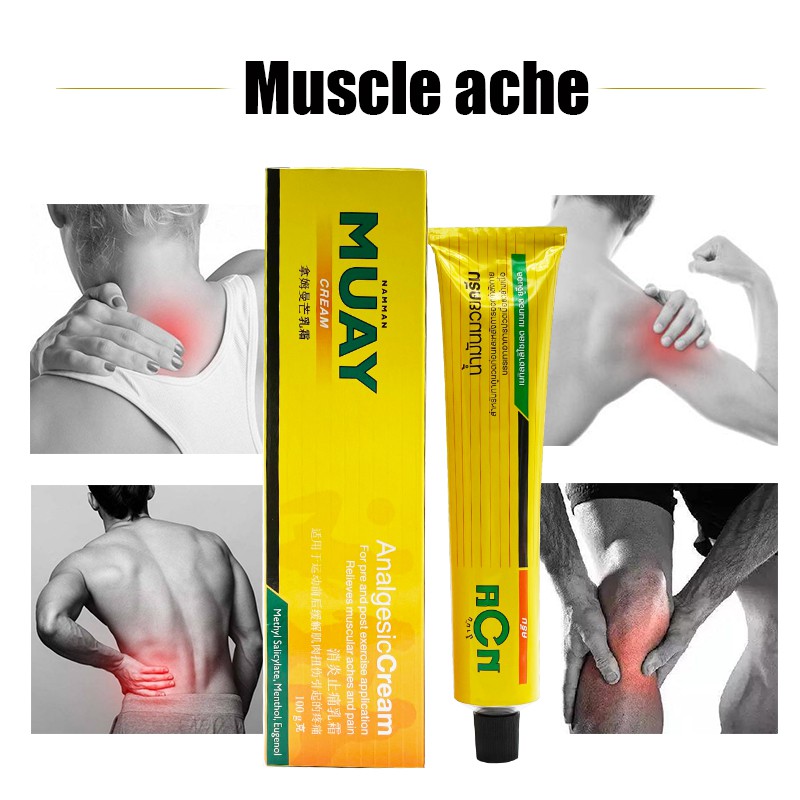 Original Thailand Muay Analgesic Balm Medical Pain Relieving Cream