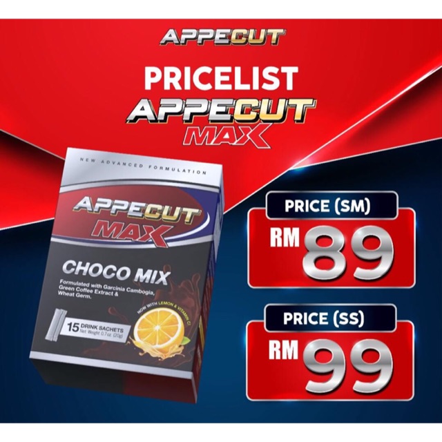 APPECUT MAX kurus tanpa senaman