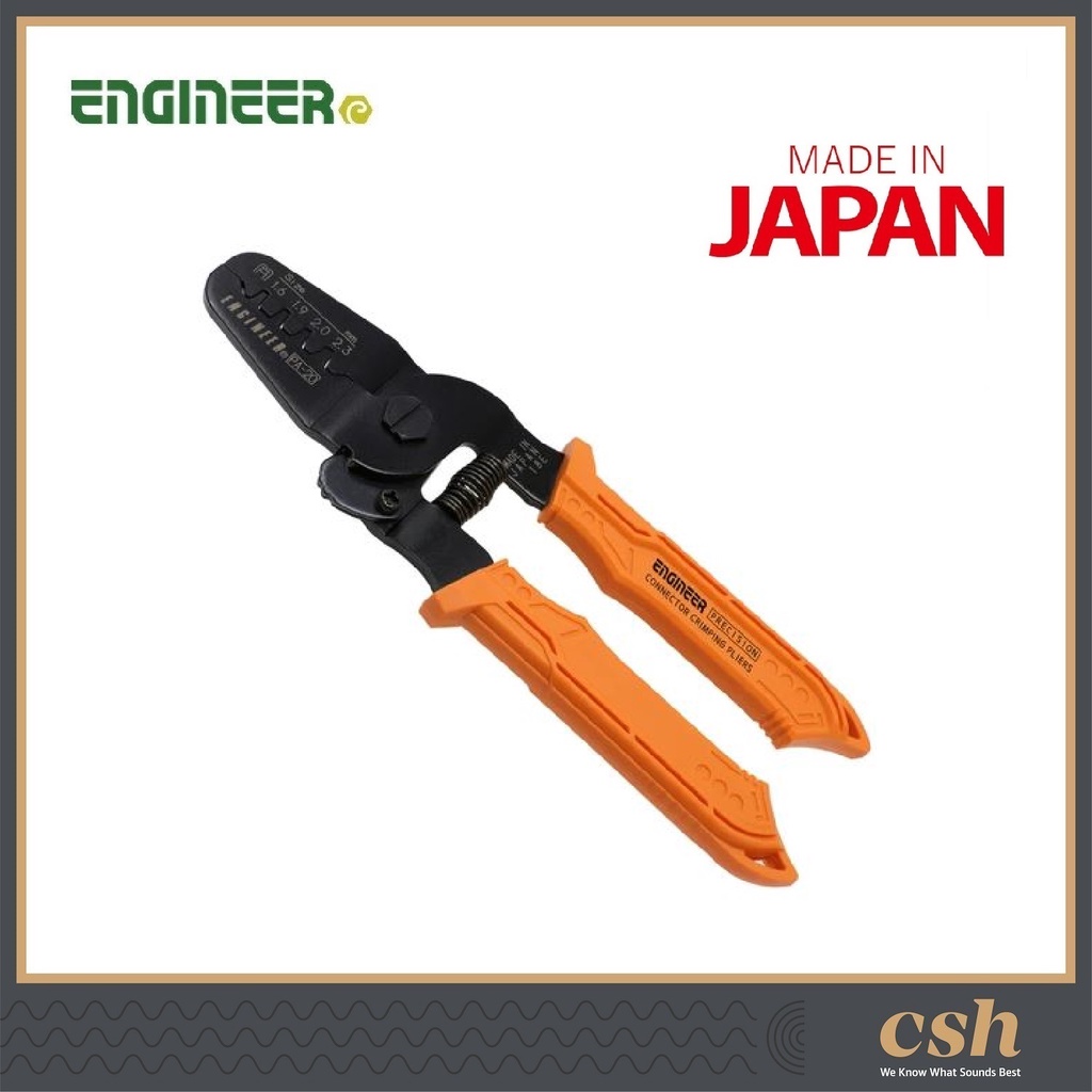 ENGINEER PA20 Universal Crimping Connector Plier (Made In Japan