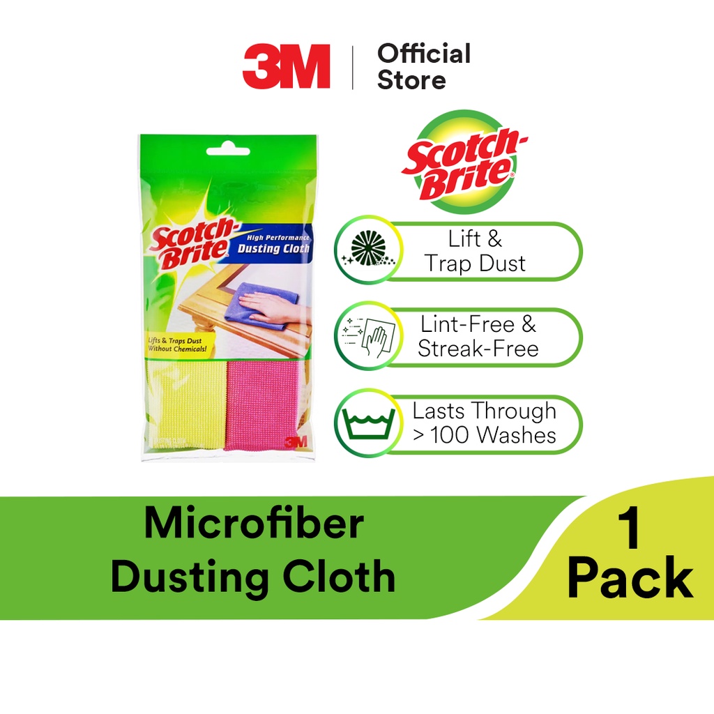 3M ScotchBrite High Performance Microfiber Dusting Cloth