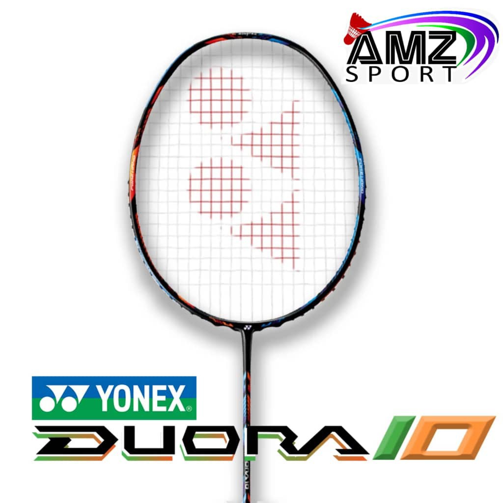 reket badminton Yonex Duora 10 (3U/G5)With String&Grip Badminton