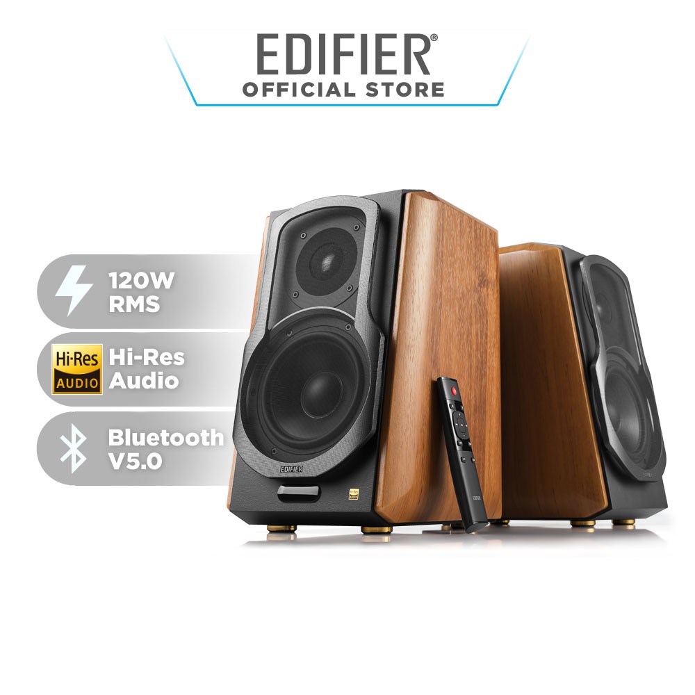 Edifier S1000 MKII 2.0 Active Bookshelf Speaker with HiResAudio