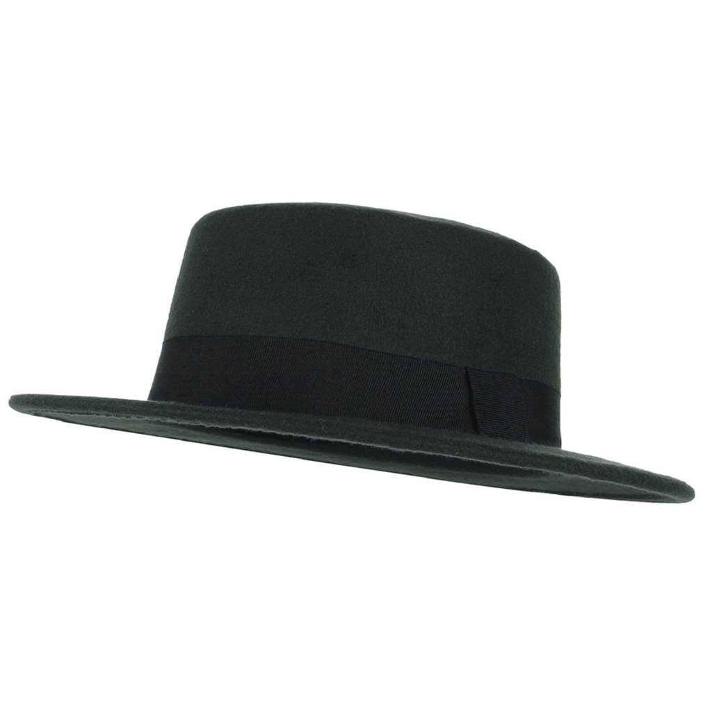 flat top bowler hat