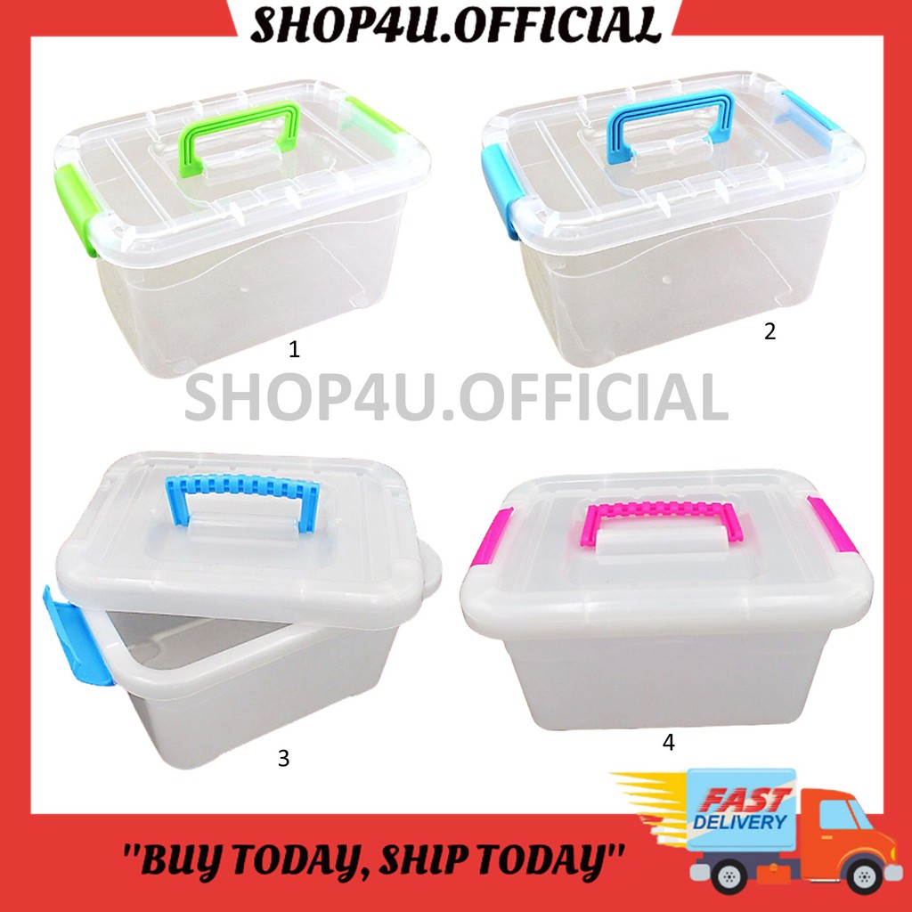 Ready Stock Storage Box With Handle Bekas Simpan Barang Murah Shop4u Official