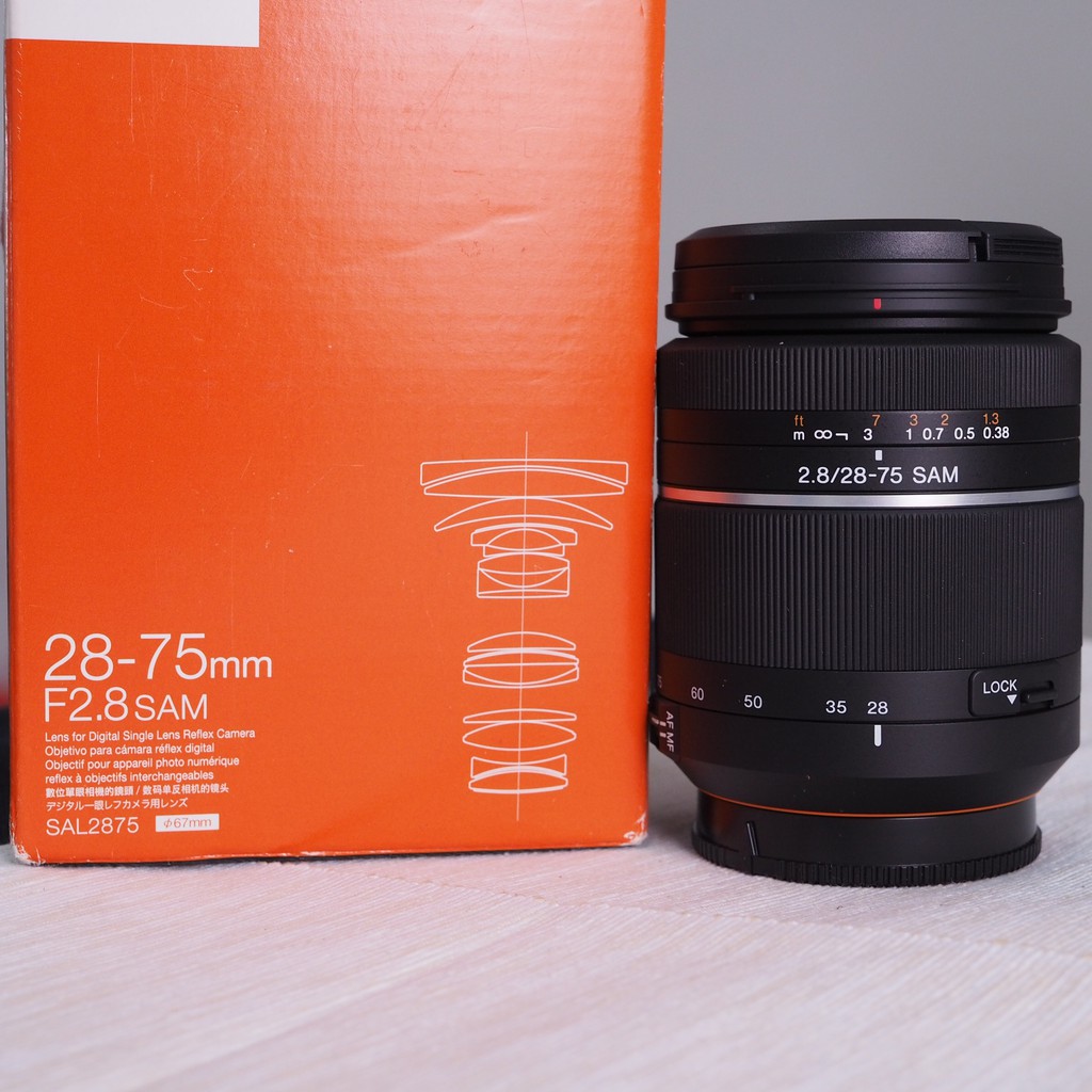 Sal 28 75mm F2 8 Sam A Mount Shopee Malaysia