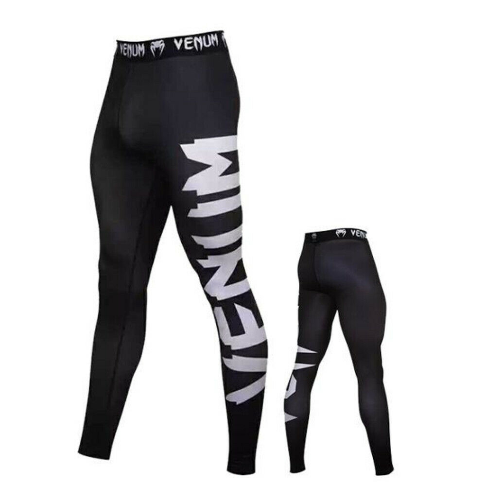 Shirts Venum Gorilla Mma Spats Black Leggings Pants Training Ufc Martial Arts Gym Sporting Goods