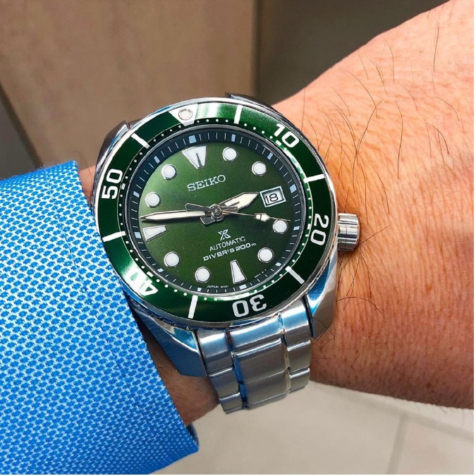 Seiko Prospex Sumo Diver's 200M SPB103J1 Made In Japan Sapphire Crystal  Green Dial Stainless Steel Watch | Shopee Malaysia