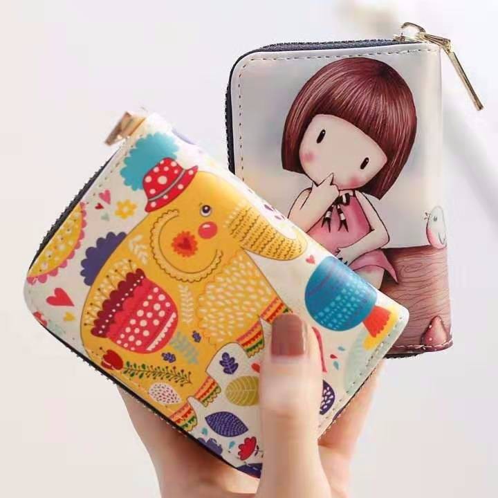 Wallet Women Beg Kad Lesen Memandu Beg Tangan Kod Pelajar Kad Pengenalan Berkapasiti Besar Korea Yang Comel Dan Ringkas Untuk Wanita Shopee Malaysia