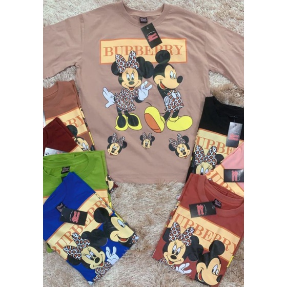 t-shirts mickey mouse BURBERRY | Shopee Malaysia