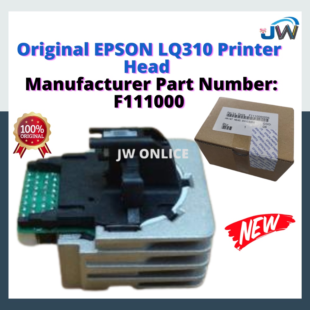 Original Epson LQ310 LQ 310 Print Head Printhead LQ-310 LQ 310 F110000 ...