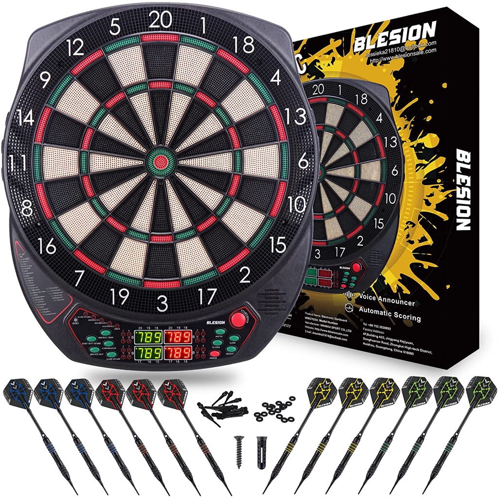 Electronic Dartboard with 12 Darts Electronic Electronic Dartboard Dart