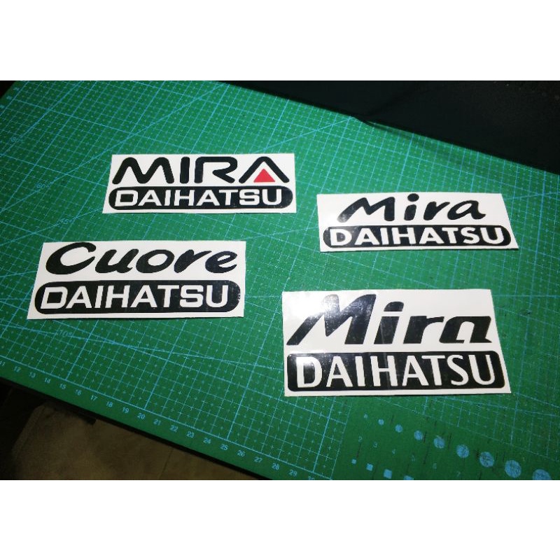 STICKER KERETA MIRA DAIHATSU L2 L5 L7 GINO COURE