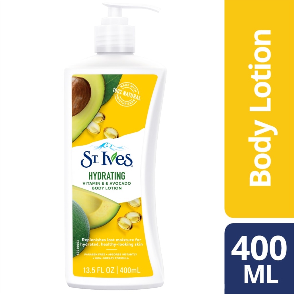 St Ives Hydrating Vitamin E And Avocado Body Lotion Shopee Malaysia 6569