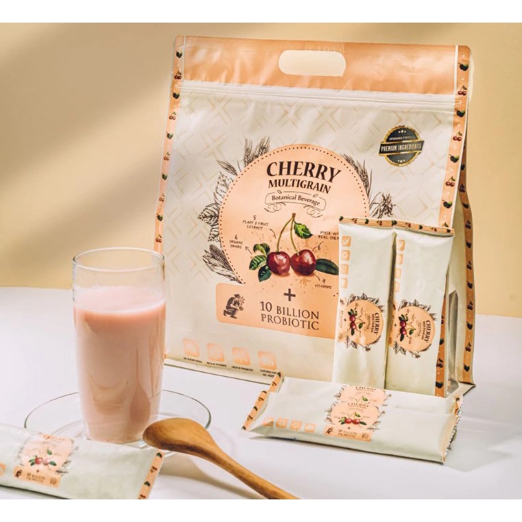 CHERRY MULTIGRAIN BOTANICAL BEVERAGE + 10 BILLION PROBIOTIC 200G
