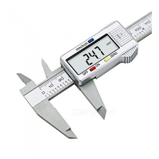 Digital LCD Vernier Caliper 150mm Length Micrometer Measuring Ruler ...