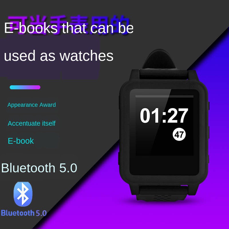 smart watch Watch sports watch water-proof watch Jam tangan yang boleh membaca novel Tonton eBuku Tonton MP3 Pembaca Ton