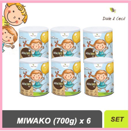 Miwako Milk Powder 700g X 6 Exp Sep 2023