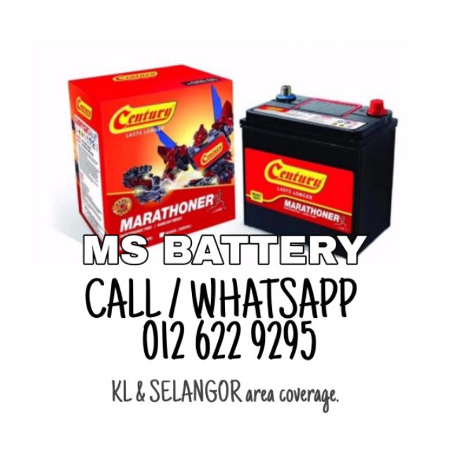 NS40ZL CENTURY BATTERY - KUALA LUMPUR & SELANGOR  Shopee 