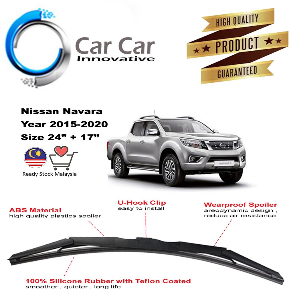 Nissan Navara Wiper 20152020 ,Silicone Wiper Blade, Car Windshield ( 1