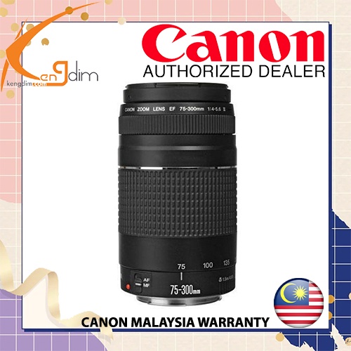 Canon Ef 75 300mm F 4 5 6 Iii Lens Canon Malaysia 1 Year Warranty Shopee Malaysia