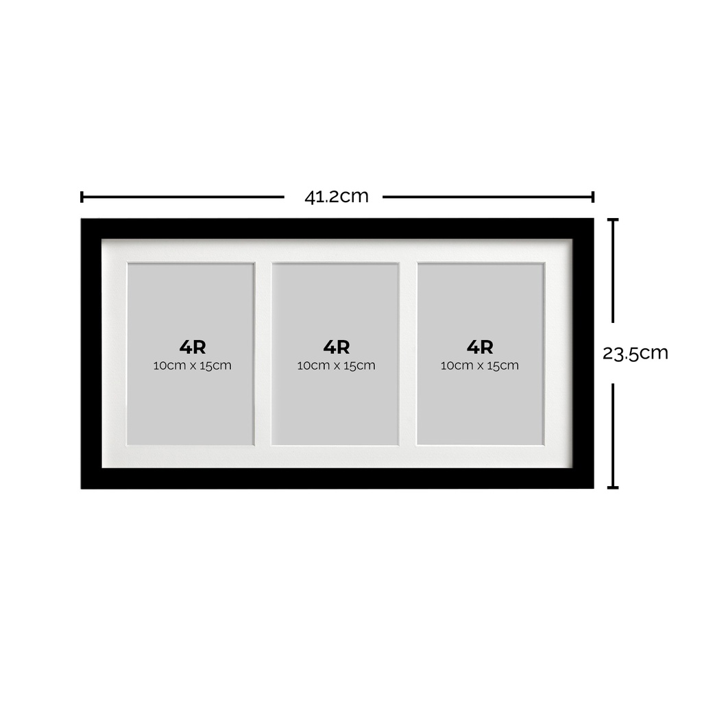 Frambie MULTIVE 2 & 3IN1 Photo Frame Contemporary 4R Photo Frame Fitting 23 4R Photos (4