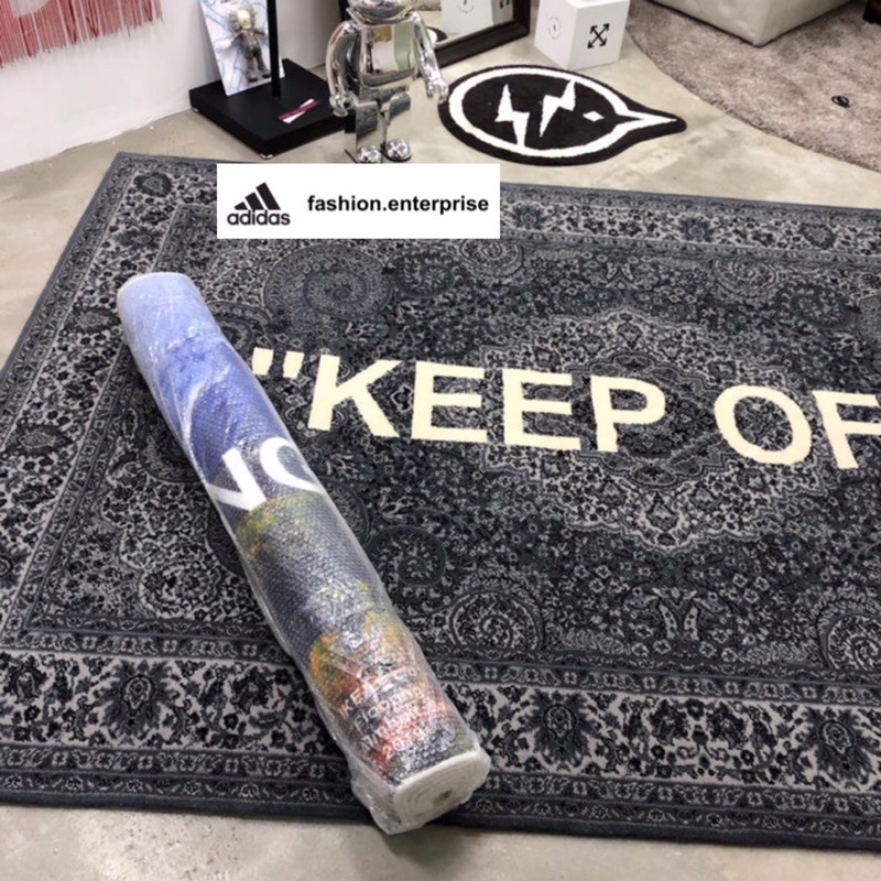 Litterær kunst vindruer Korea Off White X IKEA "KEEP OFF" Rug / Carpet | Shopee Malaysia