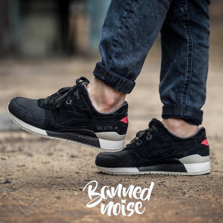 asics gel lyte leather black