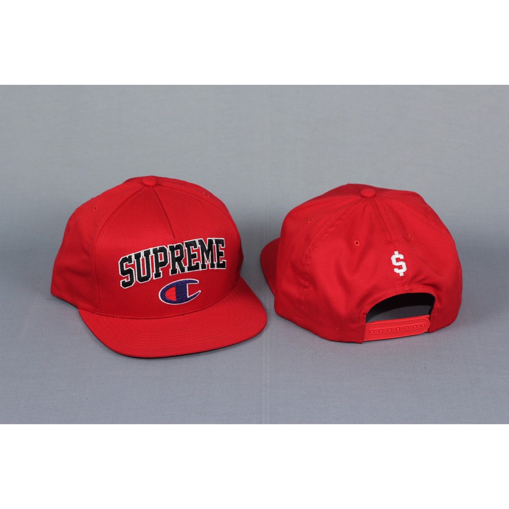 supreme x champion cap