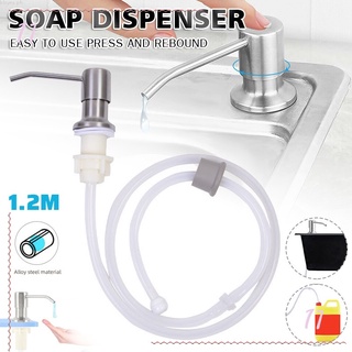 Details about   45" Stainless Steel Soap Dispenser Extension Tube Kit for Kitchen Sink Hand Pump 